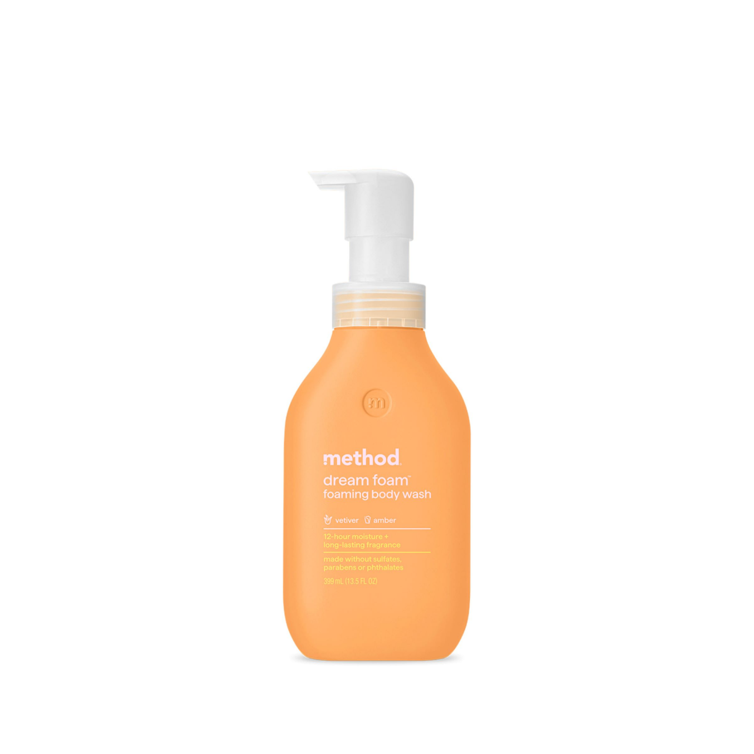 slide 1 of 2, method Foaming Vetiver Amber Body Wash 13.5 fl oz, 13.5 fl oz