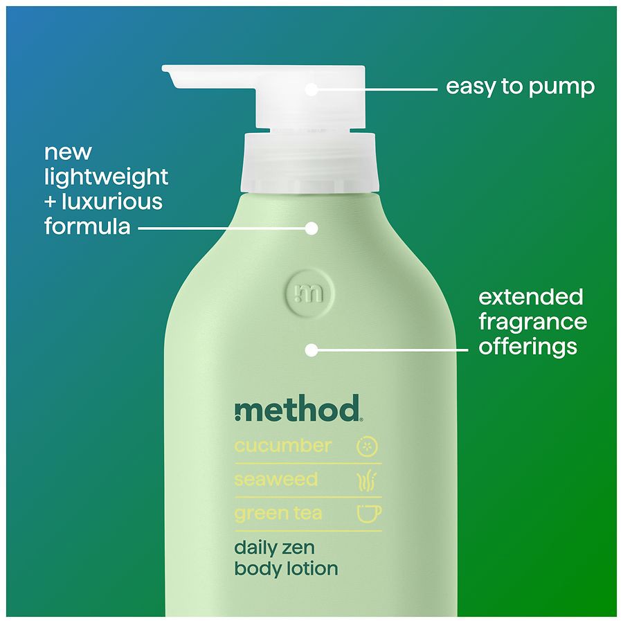 slide 3 of 5, Method Lotion Daily Zen, 14 fl oz
