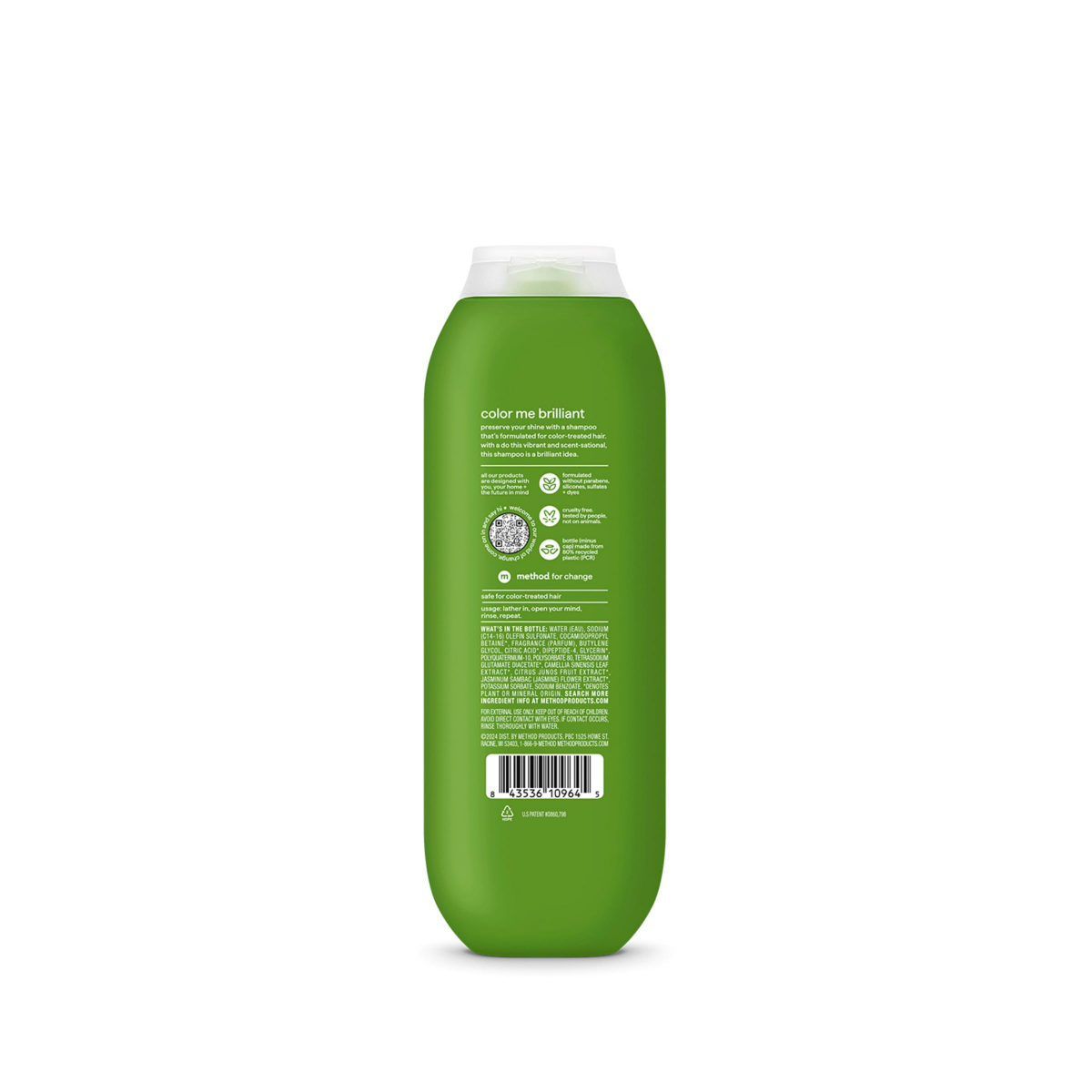 slide 2 of 2, method Vibrant Color Mindful Matcha Shampoo 14 fl oz, 14 fl oz