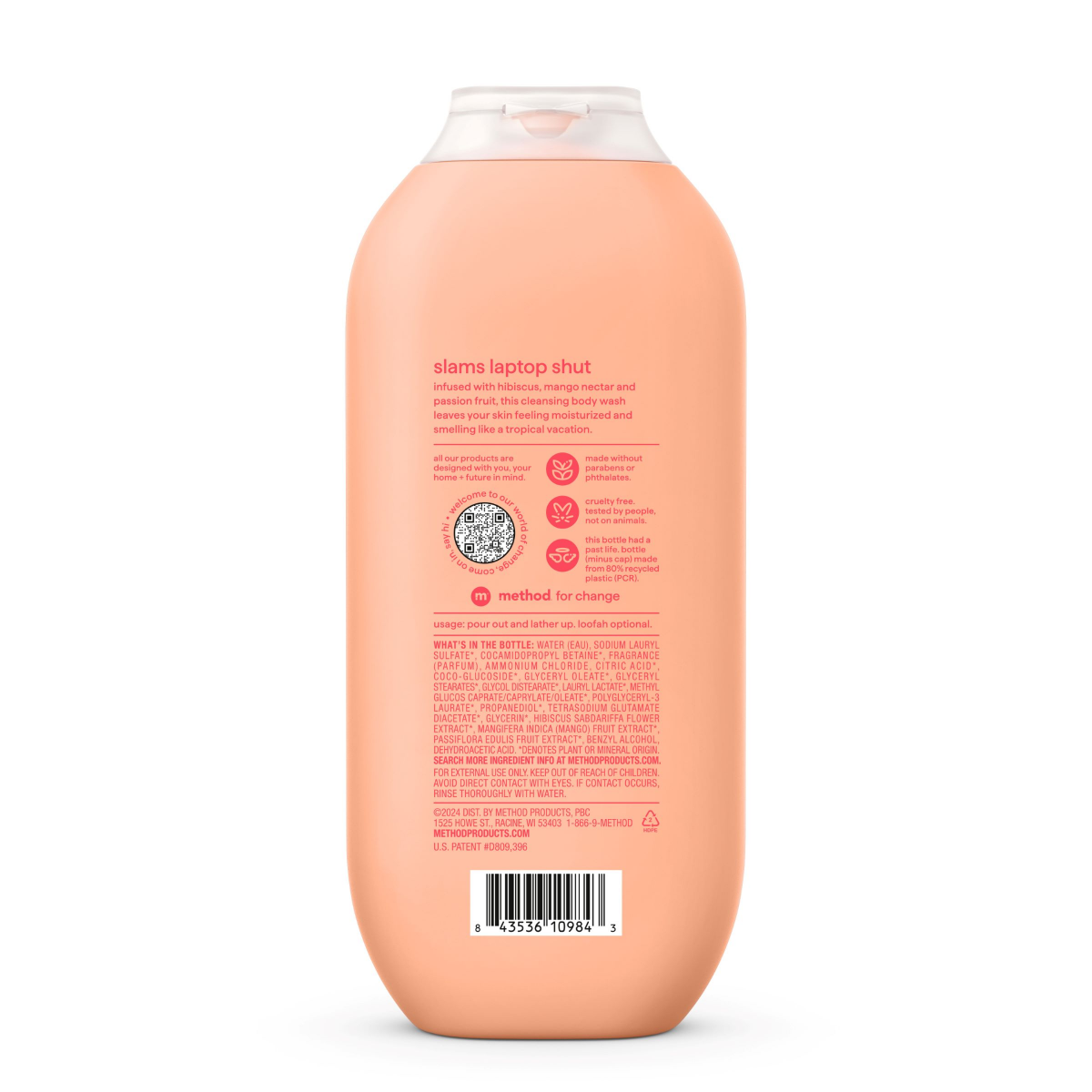 slide 2 of 2, method Island Mist Body Wash 18 fl oz, 18 fl oz