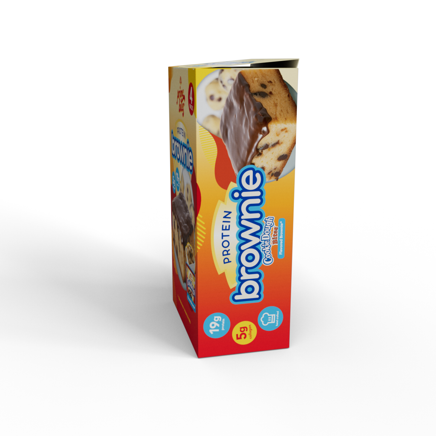 slide 5 of 7, Alpha Prime, Prime Bites, Cookie Dough Bites®, Protein Brownie, 4ct, 4 ct