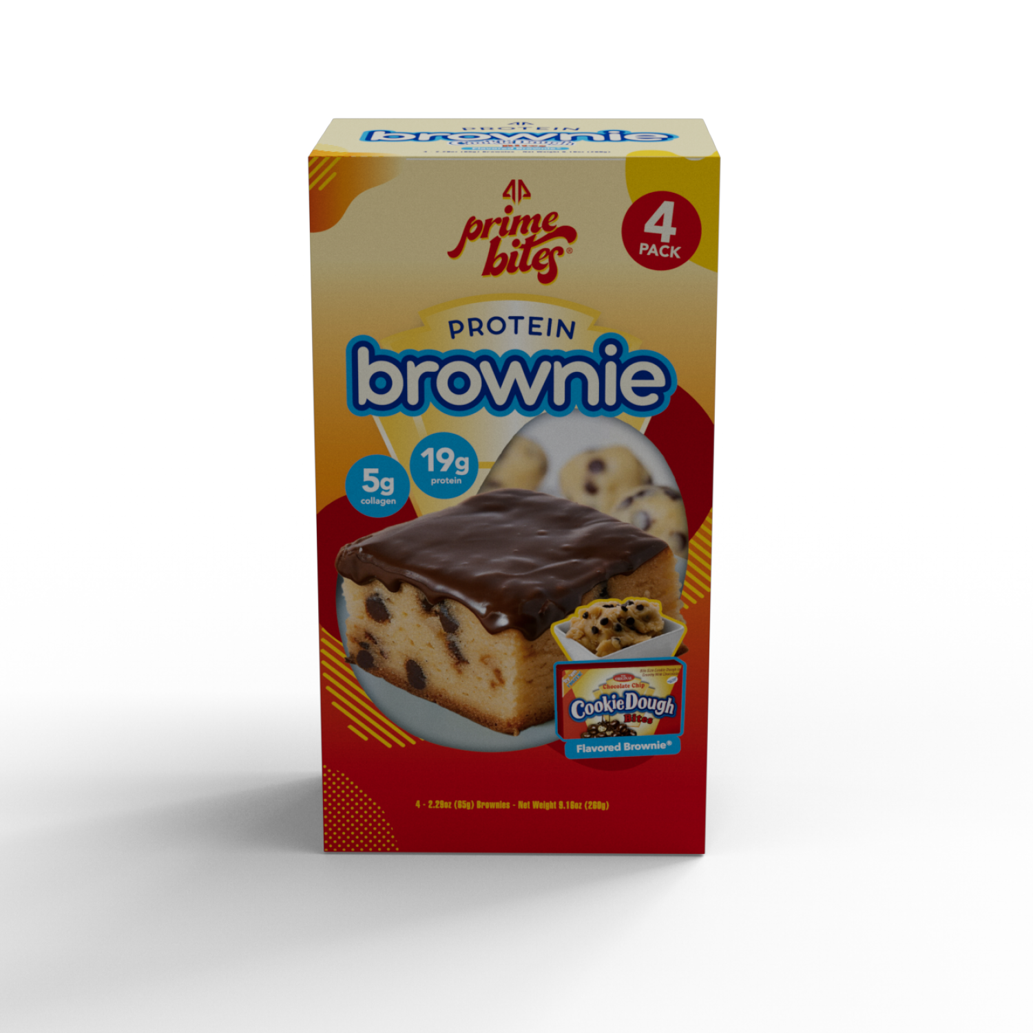 slide 6 of 7, Alpha Prime, Prime Bites, Cookie Dough Bites®, Protein Brownie, 4ct, 4 ct