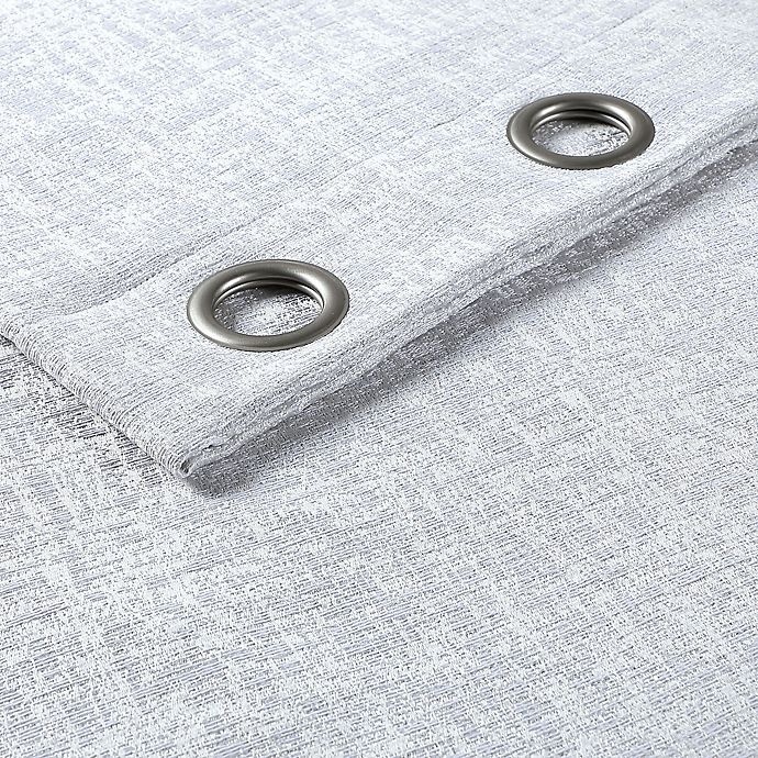 slide 7 of 7, Therapedic Radcliff Grommet 100% Blackout Curtain Panel - Off-White (Single), 95 in