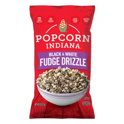 Popcorn, Indiana Drizzlecorn Black & White