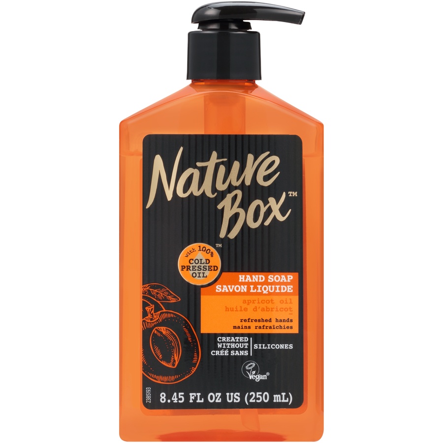 slide 1 of 1, Nature Box Apricot Oil Hand Soap, 8.45 oz