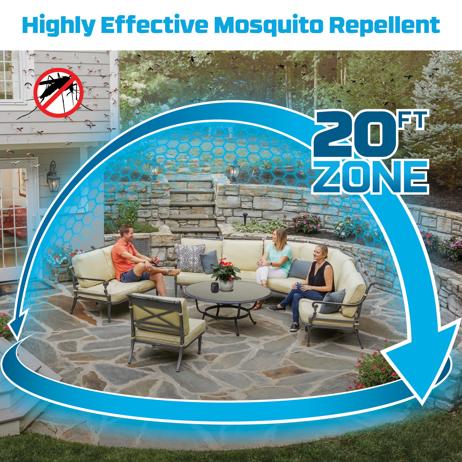 slide 2 of 6, Thermacell Mosquito Repellent, Rechargeable Refills 36 Hours, 1 ct