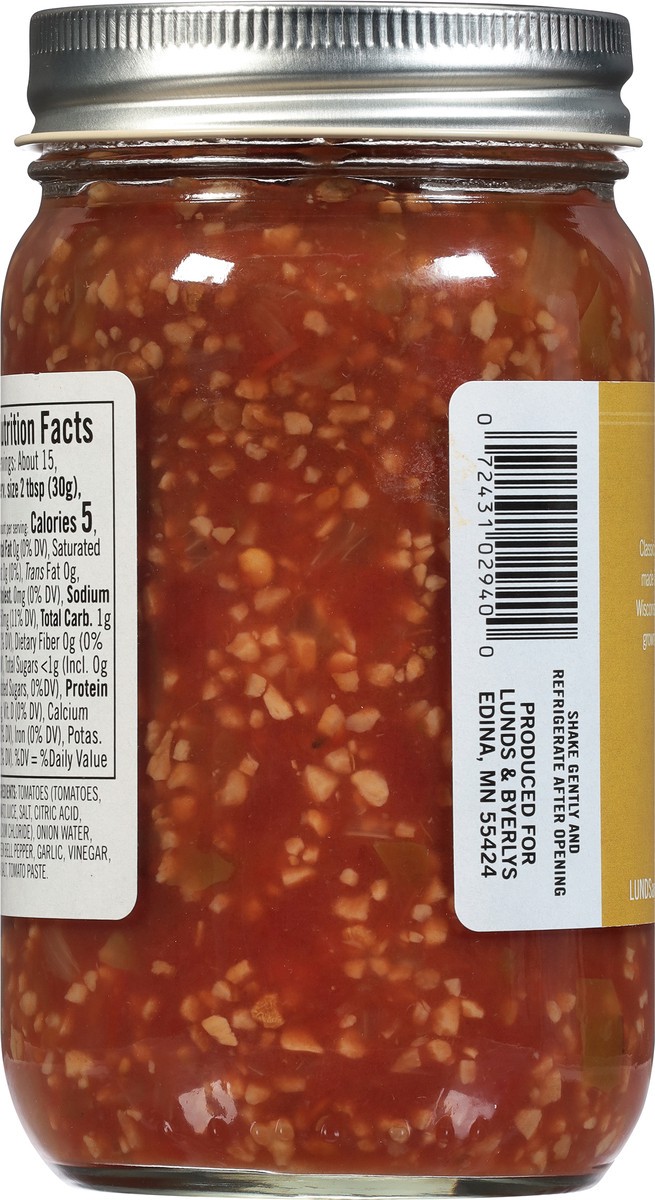 slide 7 of 9, L&B Garlic & Onion Salsa 16 oz, 16 oz