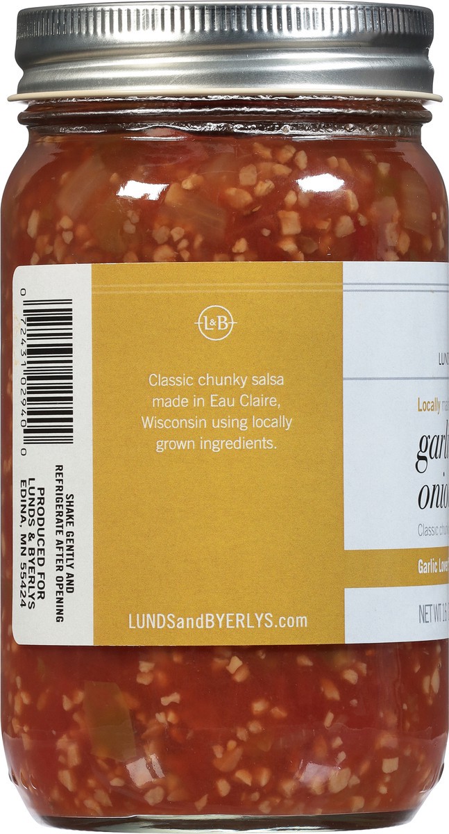 slide 5 of 9, L&B Garlic & Onion Salsa 16 oz, 16 oz