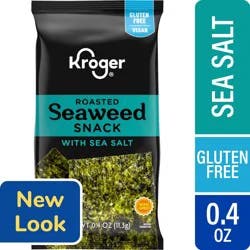 Kroger Korean Inspirations Sea Salted Roasted Seaweed Snack