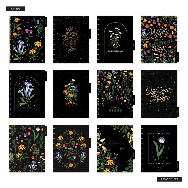 slide 2 of 8, 2024 Happy Planner Monthly/Weekly Classic Happy Planner, 7"" X 9-1/4"", Deluxe Grounded Magic, January To December, Ppmcd12-037, 1 ct