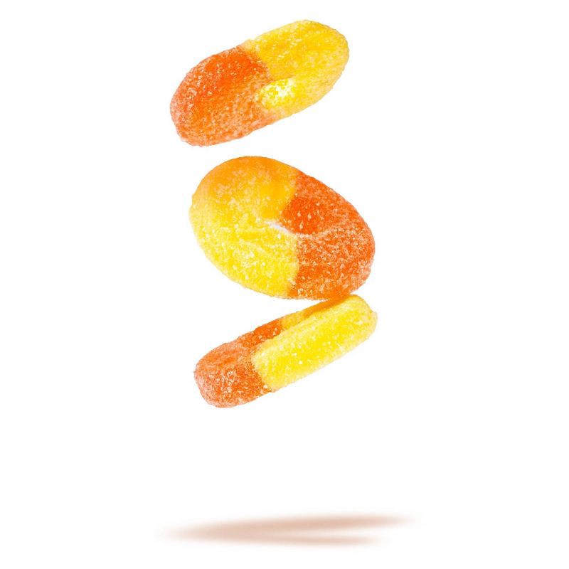 slide 3 of 6, Albanese Worlds Best Candy Gummi Peach Rings - 8oz, 8 oz