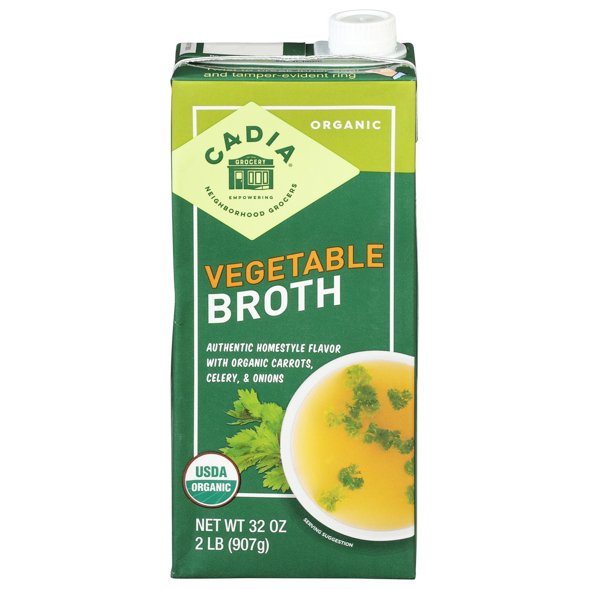 slide 1 of 9, Cadia Broth Veg Org, 32 oz