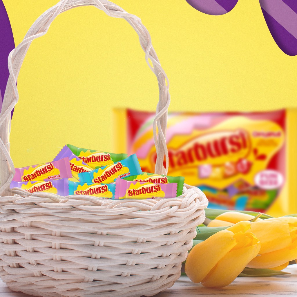 slide 4 of 8, STARBURST Fun Size Chewy Candy Easter Basket Stuffers, 10.58 oz Bag, 10.58 oz
