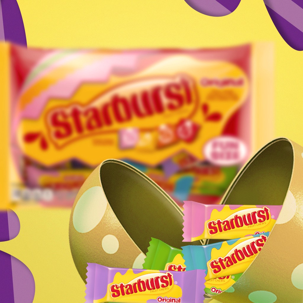 slide 2 of 8, STARBURST Fun Size Chewy Candy Easter Basket Stuffers, 10.58 oz Bag, 10.58 oz