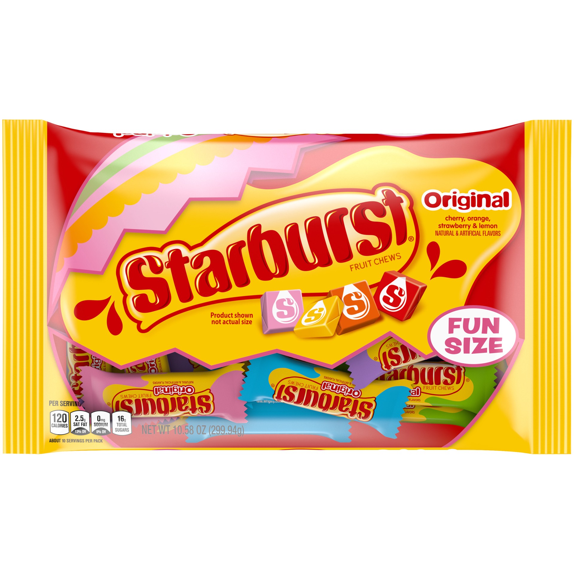 slide 1 of 8, STARBURST Fun Size Chewy Candy Easter Basket Stuffers, 10.58 oz Bag, 10.58 oz