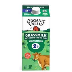 Organic Valley Grassmilk Reduced Fat Milk 59 fl oz