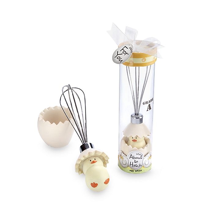 slide 1 of 1, Kate Aspen About to Hatch Egg Whisk Baby Shower Favor, 1 ct