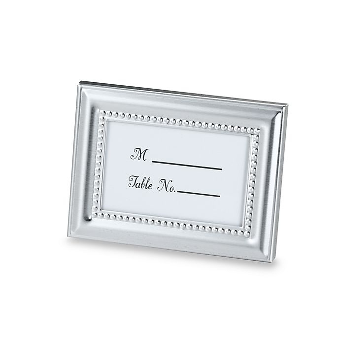slide 1 of 1, Kate Aspen Beaded Photo Frame and Place Card Holder, 1 ct