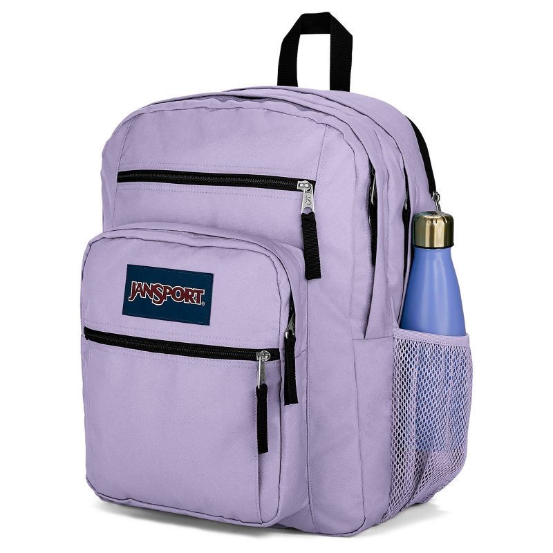 slide 3 of 8, JanSport Big Student 17.5" Backpack - Pastel Lilac: School Bookbag, Water-Resistant, 1 ct