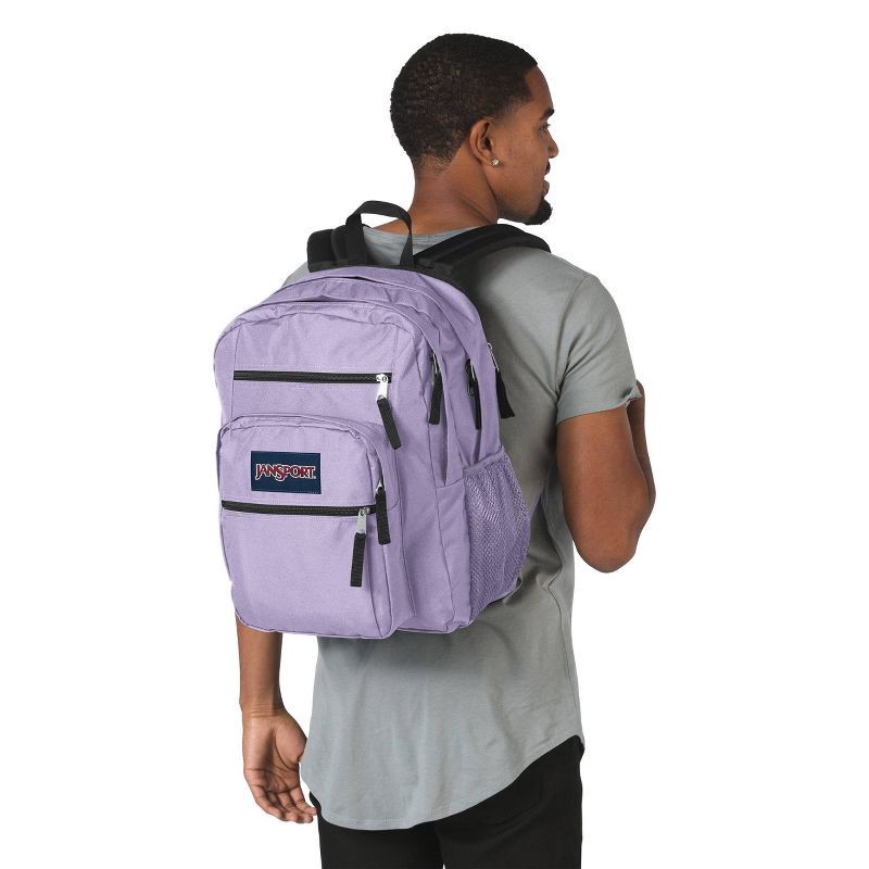 slide 5 of 8, JanSport Big Student 17.5" Backpack - Pastel Lilac: School Bookbag, Water-Resistant, 1 ct