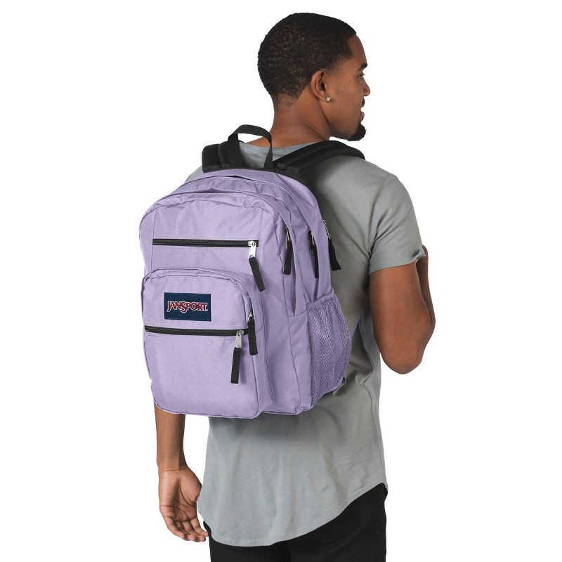 slide 7 of 8, JanSport Big Student 17.5" Backpack - Pastel Lilac: School Bookbag, Water-Resistant, 1 ct