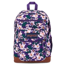 JanSport Cool Student 17.5" Backpack - Purple Petals