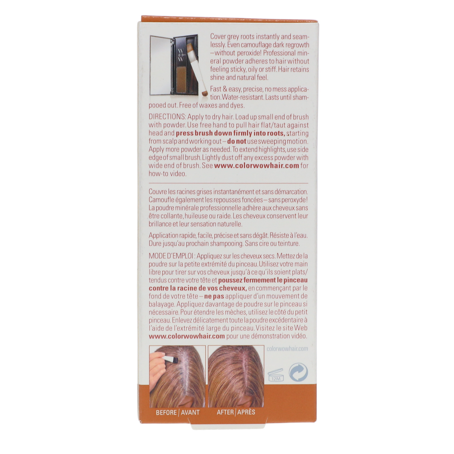 slide 2 of 4, Wow Root Cover Up Light Brown - .07 OZ, 0.07 oz