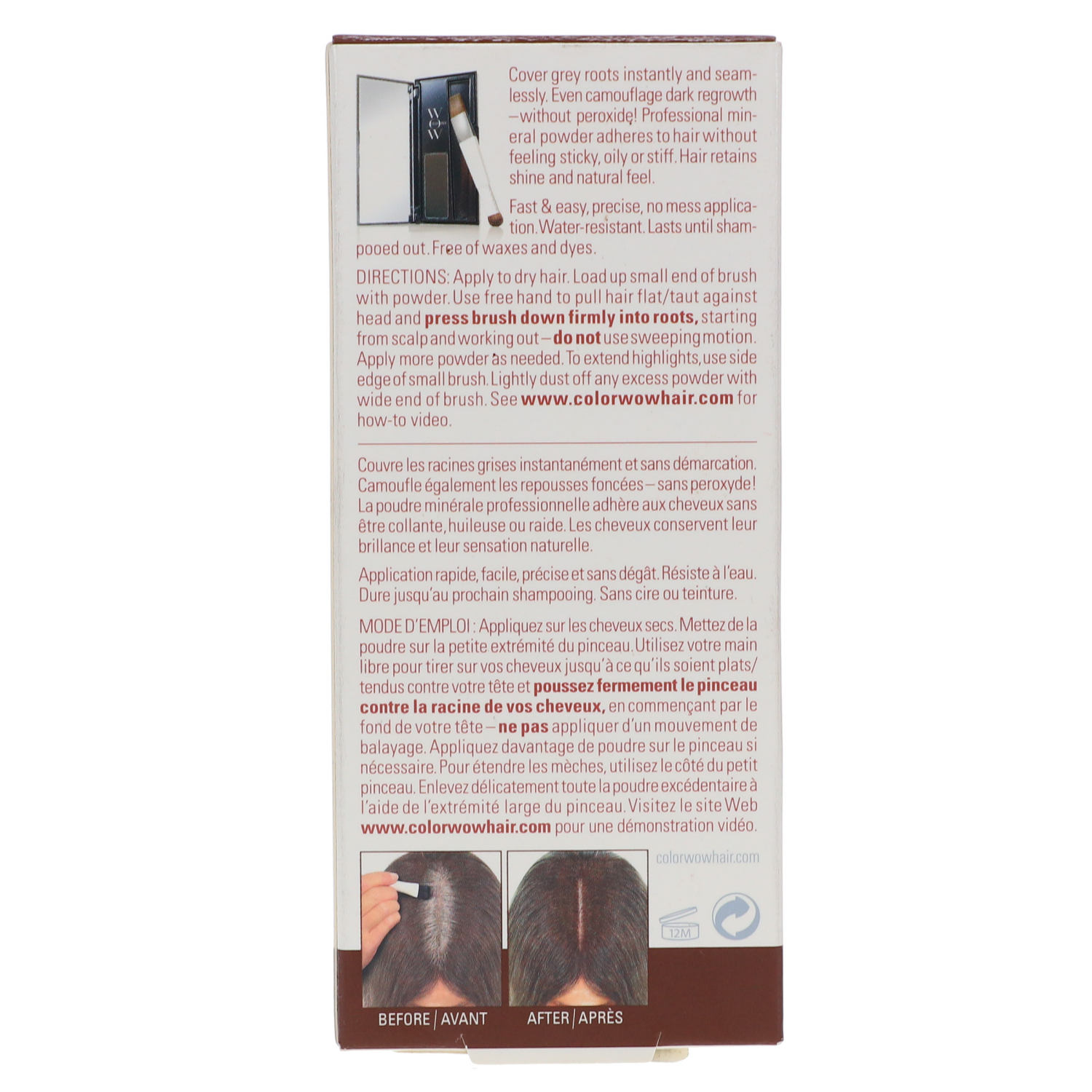 slide 2 of 4, Wow Root Cover Up Medium Brown - .07 OZ, 0.07 oz