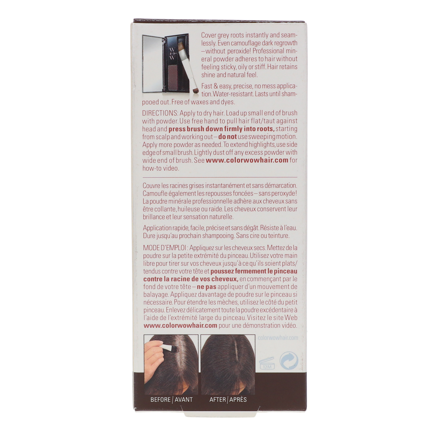 slide 2 of 4, Wow Root Cover Up Dark Brown - .07 OZ, 0.07 oz