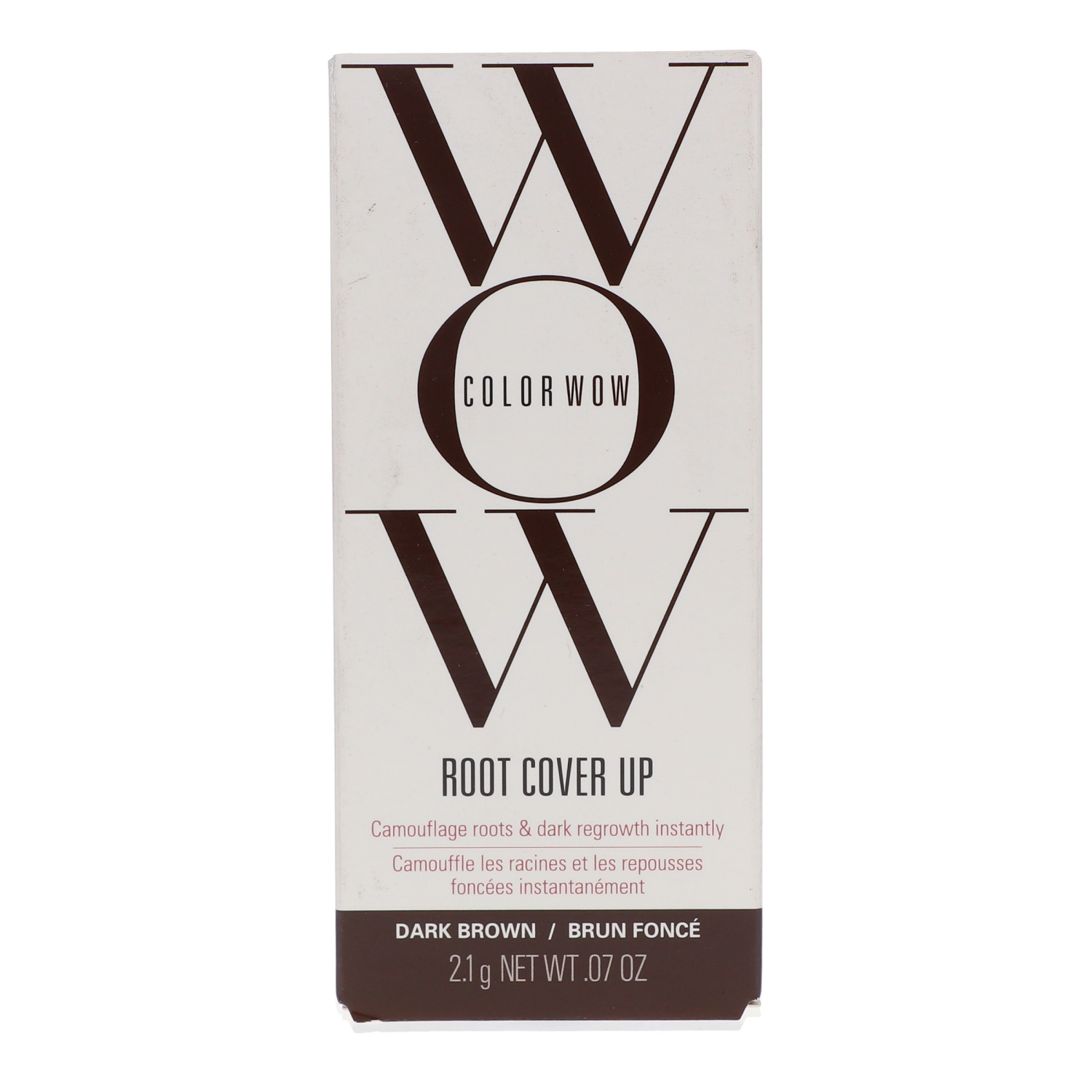 slide 1 of 4, Wow Root Cover Up Dark Brown - .07 OZ, 0.07 oz