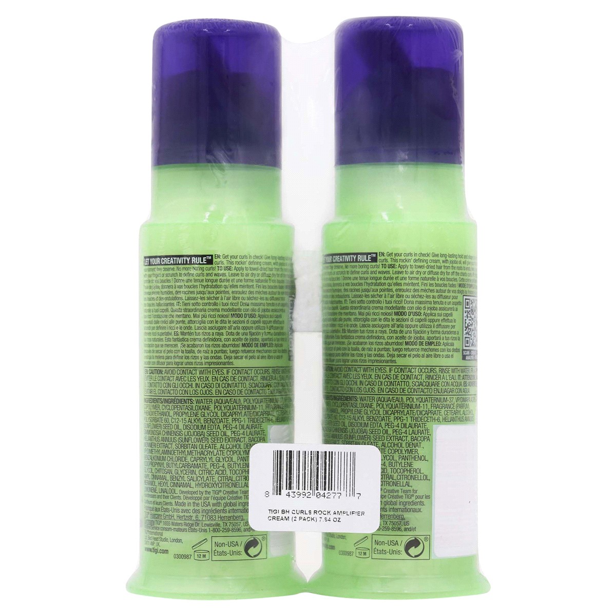 slide 2 of 2, TIGI Bed Head Curls Rock Amplifier Shaping Cream, 2 ct, 7.64 oz