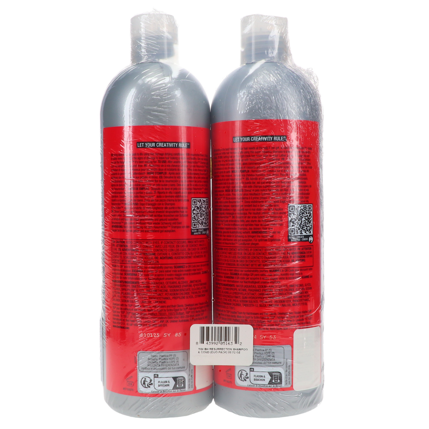 slide 2 of 2, TIGI Bed Head Resurrection Shampoo/Conditioner, 2 ct; 50.72 fl oz