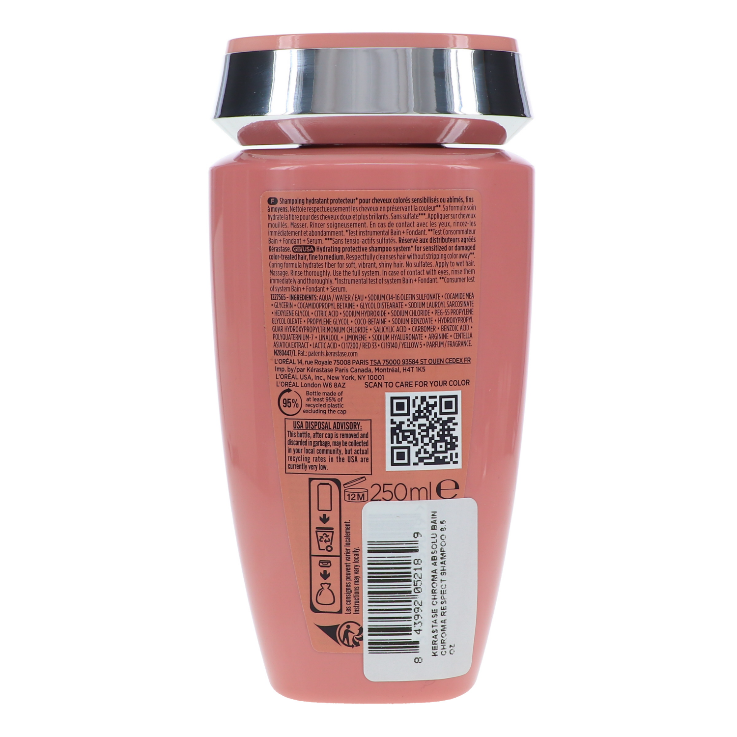 slide 2 of 2, Kerastase Chroma Absolu Bain Resp Shamp 8.5Oz, 8.5 oz