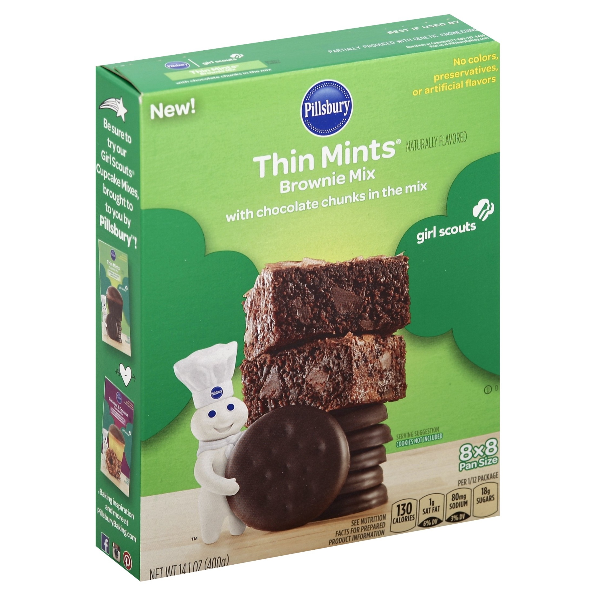 slide 1 of 1, Pillsbury Baking Brownie Mix, 14.1 oz