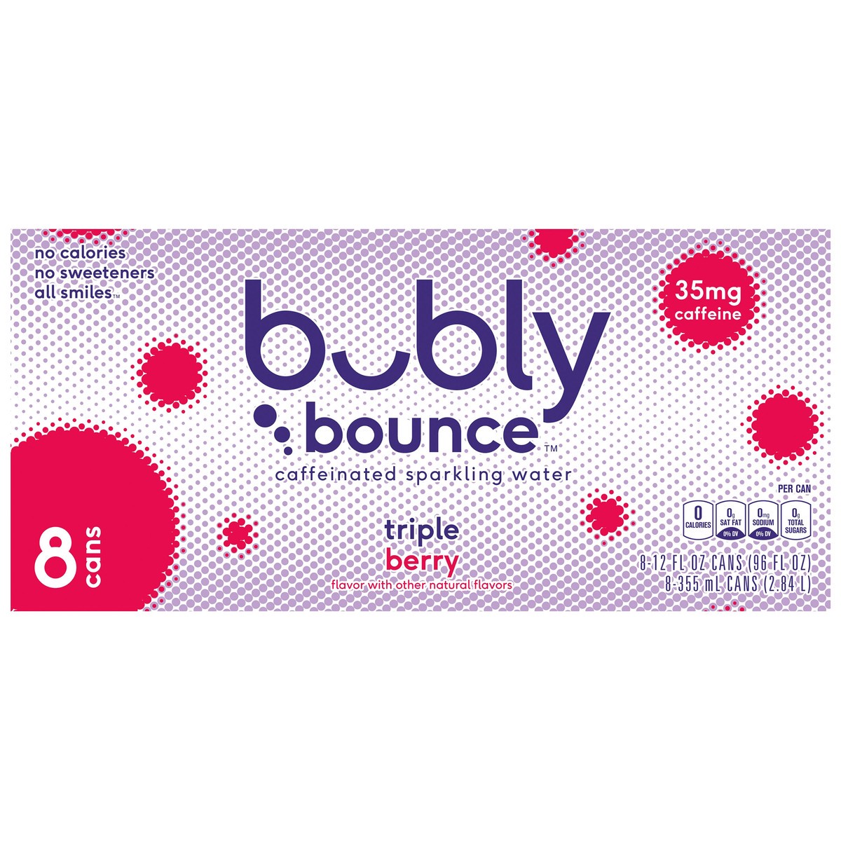 slide 9 of 11, bubly Sparkling Water - 8 ct, 96 oz