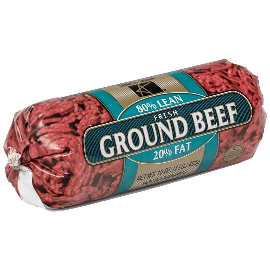 slide 2 of 4, Afg 80/20 Ground Beef, 16 oz