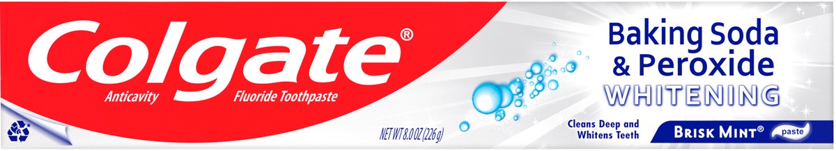 slide 5 of 7, Colgate Baking Soda and Peroxide Whitening Toothpaste - 8 ounce (6 Pack), 8 oz