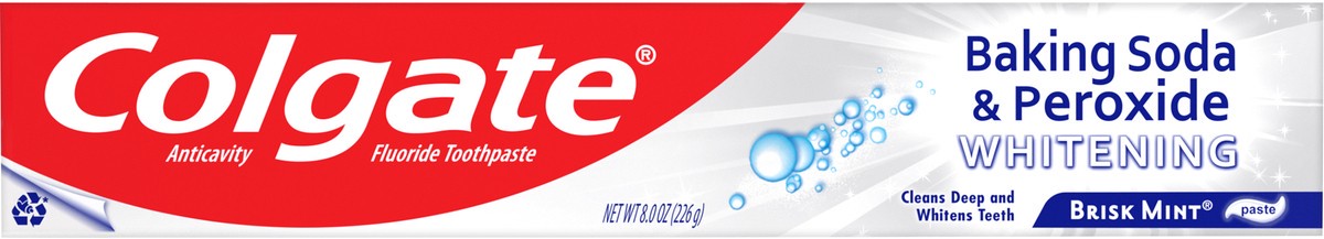 slide 4 of 7, Colgate Baking Soda and Peroxide Whitening Toothpaste - 8 ounce (6 Pack), 8 oz