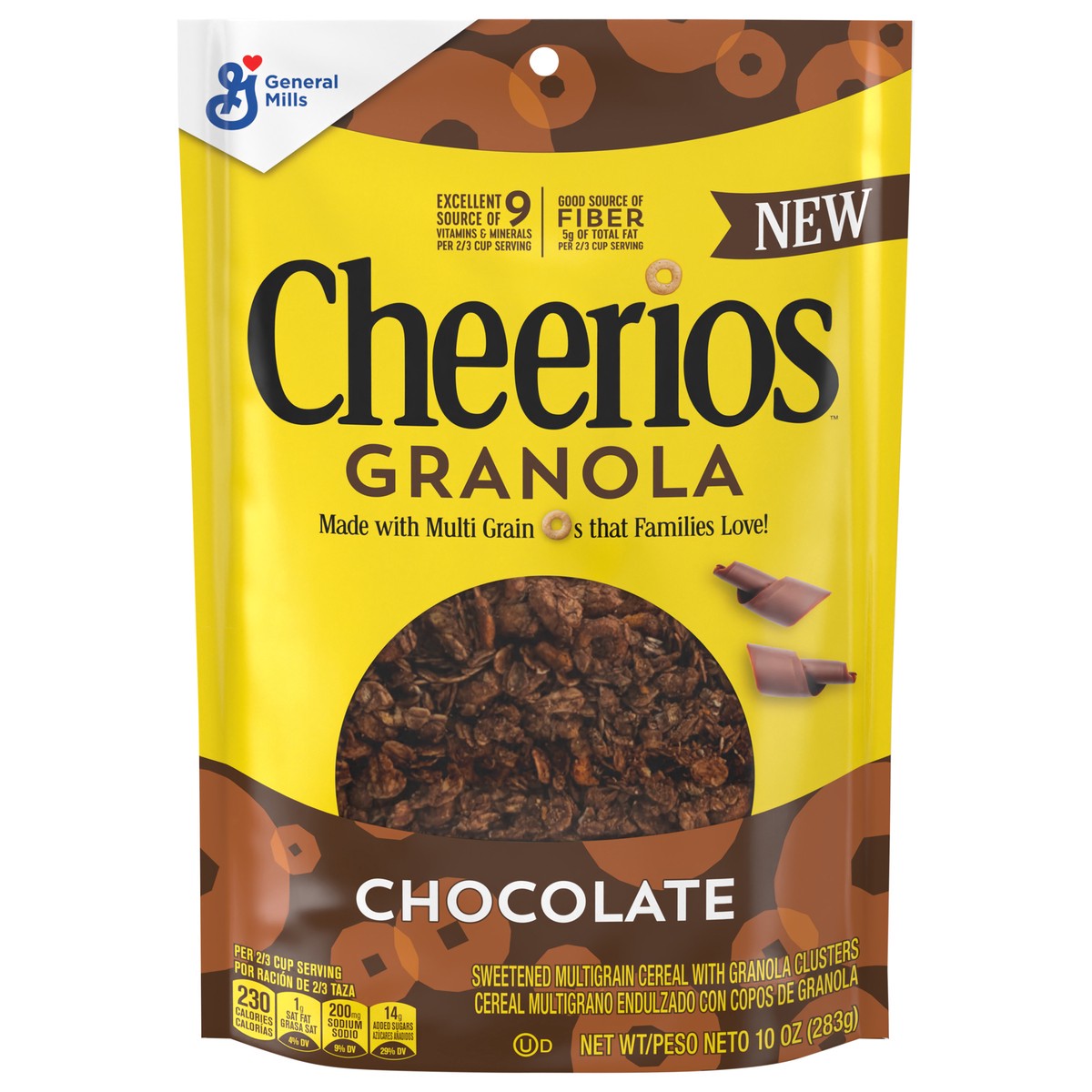 slide 3 of 3, "gm Cheerios Grnla Choc", 10 inoz in