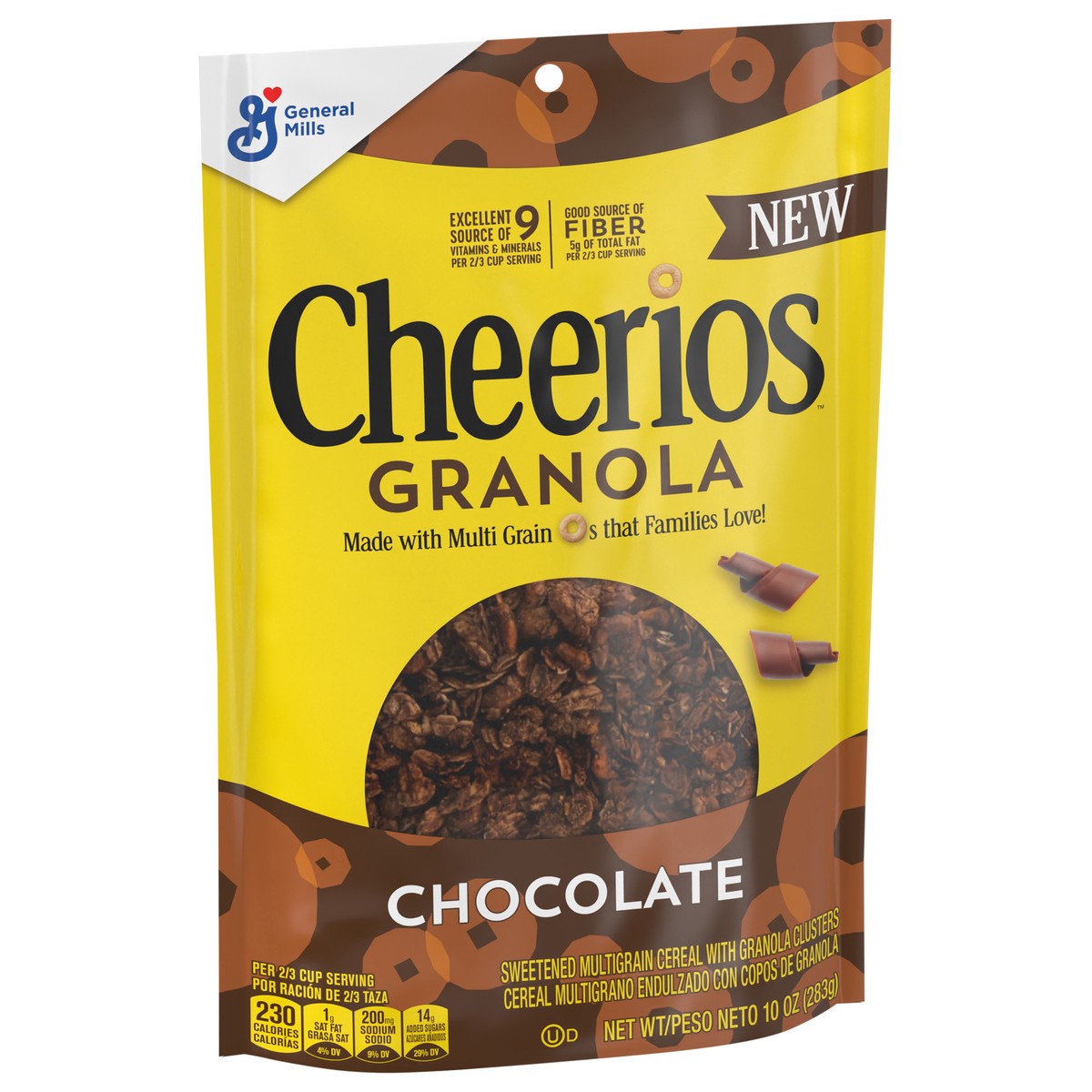slide 2 of 3, "gm Cheerios Grnla Choc", 10 inoz in