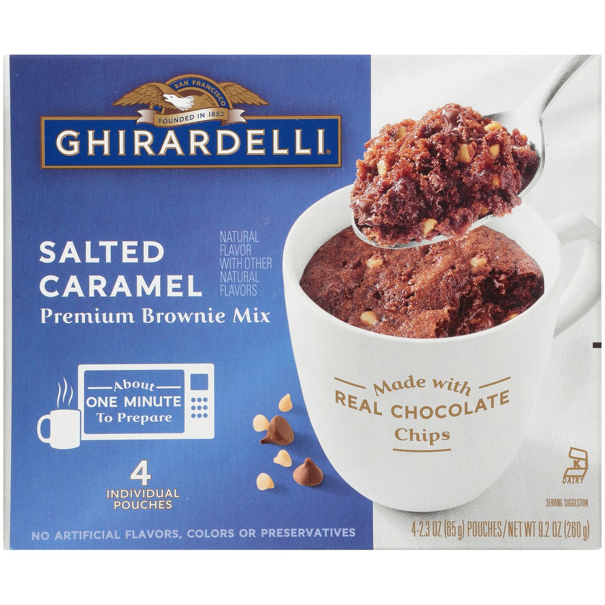 slide 2 of 5, GHIRARDELLI Brownie Mix, 4 ct; 2.3 oz