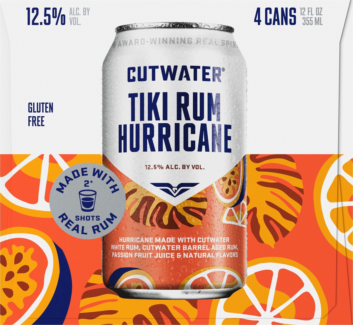 slide 6 of 11, Cutwater Spirits Hurricane 4 Pack, 12 fl oz Cans, 4 ct