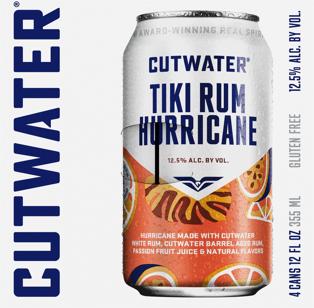 slide 9 of 11, Cutwater Spirits Hurricane 4 Pack, 12 fl oz Cans, 4 ct