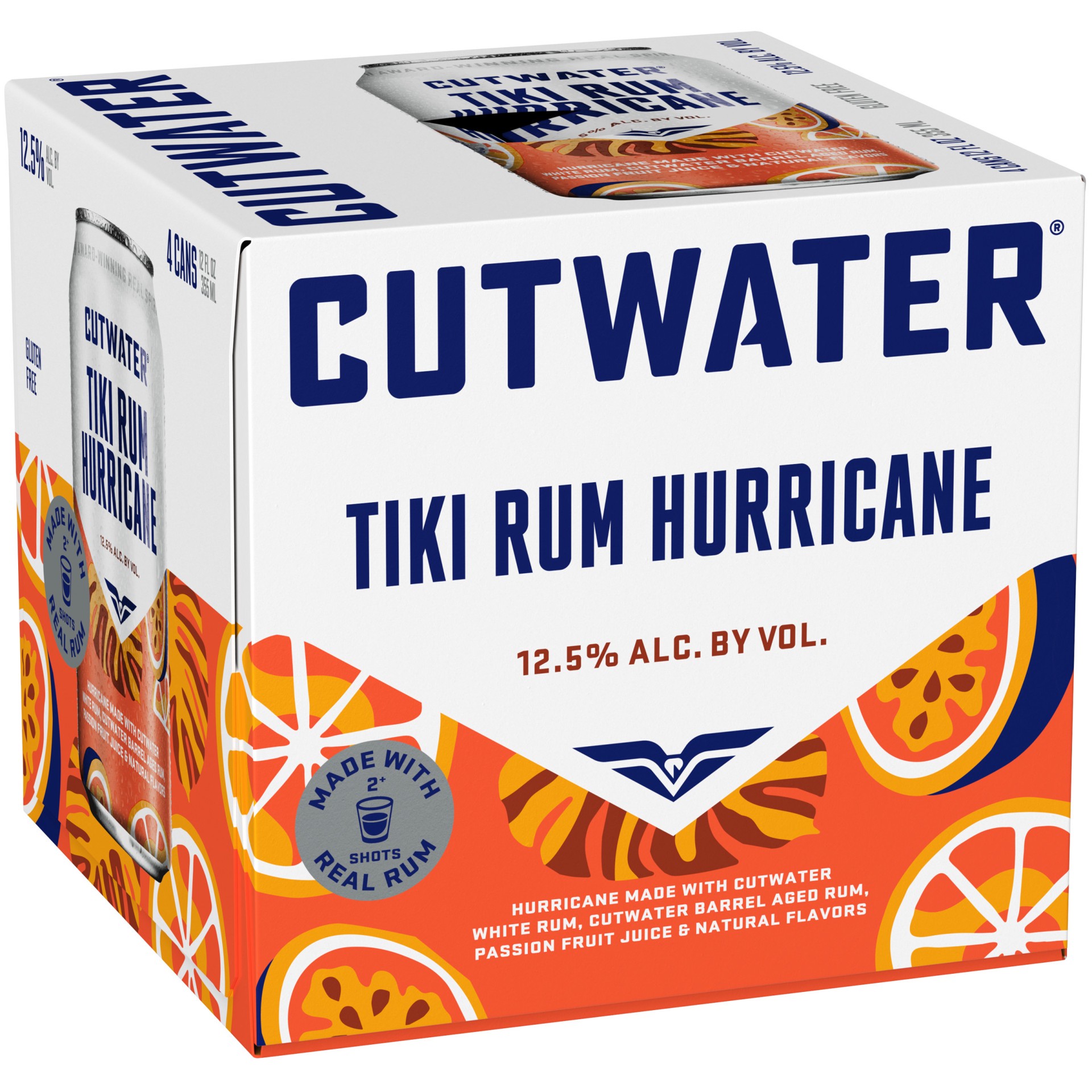 slide 1 of 11, Cutwater Spirits Hurricane 4 Pack, 12 fl oz Cans, 4 ct