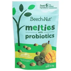 Beech-Nut Yogurt Pear, Mango & Spinach Melties with Probiotics 1 oz