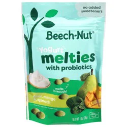 Beech-Nut Yogurt Pear, Mango & Spinach Melties with Probiotics 1 oz