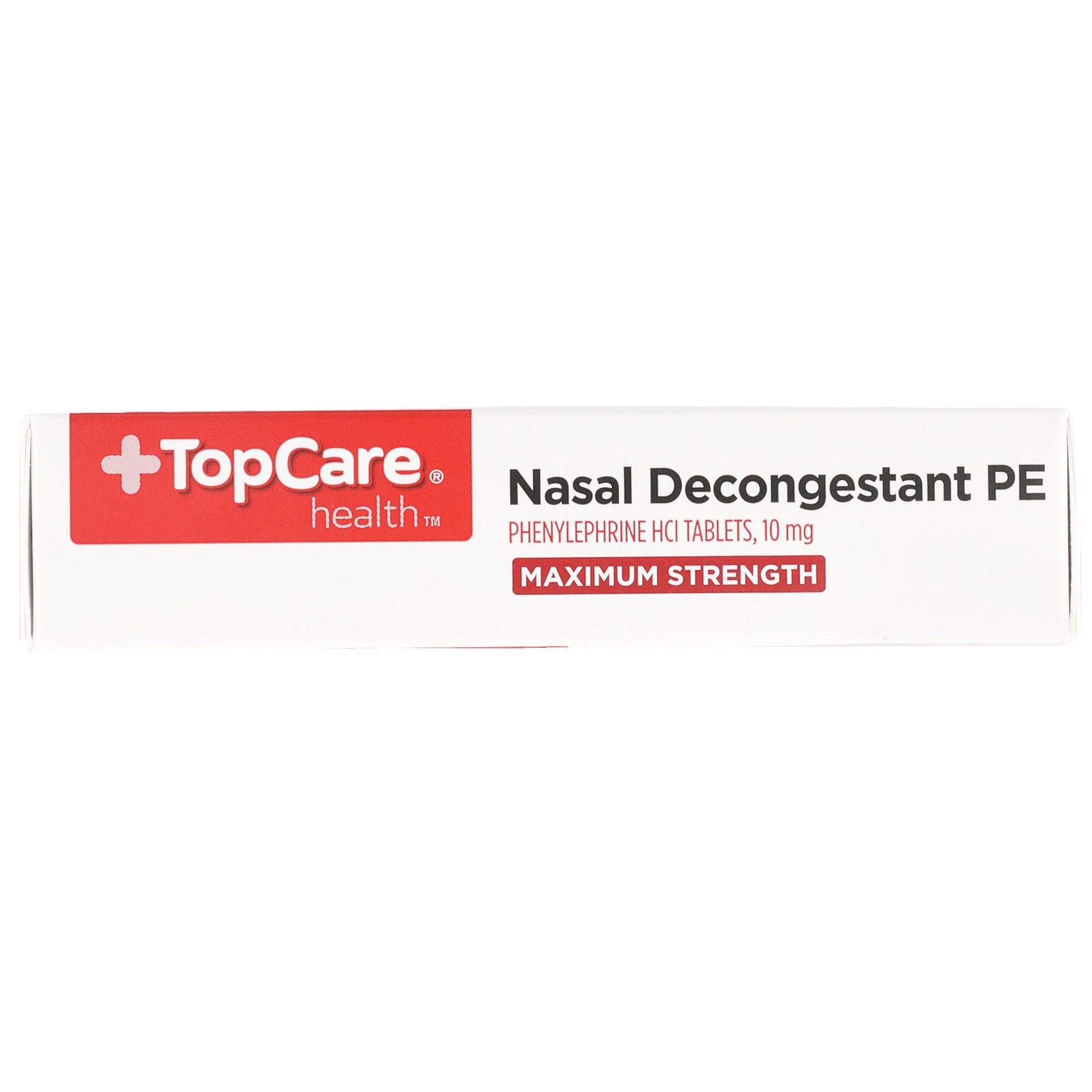 slide 3 of 6, TopCare Top Care Nasal Decongestant ,Maximum Strength, 10Mg - 72Ea, 72 ct