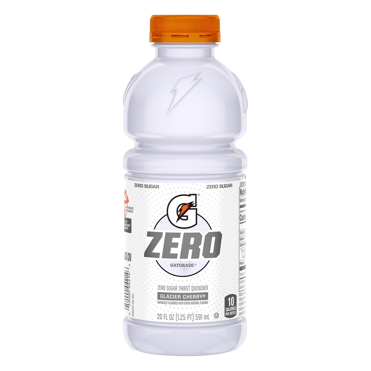 slide 1 of 3, Gatorade Zero Zero Sugar Thirst Quencher Glacier Cherry 20 Fl Oz, 20 oz