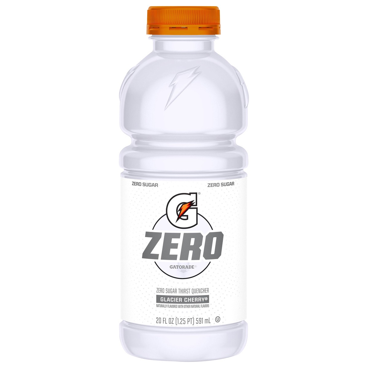 slide 1 of 3, Gatorade Zero Zero Sugar Thirst Quencher Glacier Cherry 20 Fl Oz, 20 fl oz