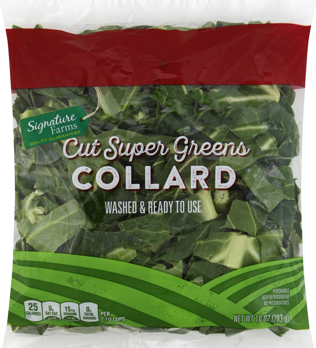 slide 3 of 5, S Farms Collard Greens, 10 oz